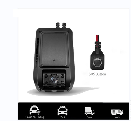 4G สตรีมวีดีโอ 2ch 4ch GPS WIFI คาบิ Taxi Dash Cam Recorder