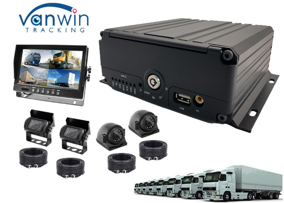 12V - 24V Mobile NVR Camera Kit IP69k กันน้ำภายในรถบรรทุก รถ กล้องรักษาความปลอดภัย