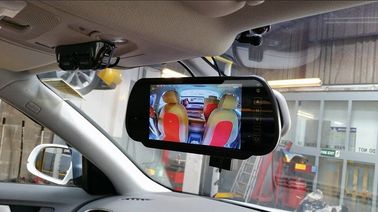 จอภาพสี 7 &quot;TFT LCD สำหรับรถยนต์กระจกมองหลังสำหรับรถยนต์รถตู้และรถบรรทุก